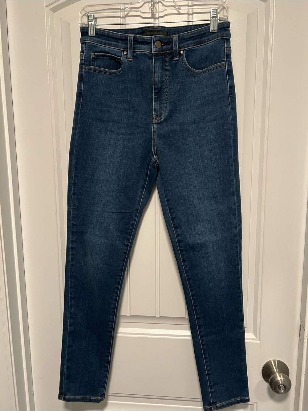 NWOT Uniqlo Women’s Dark Blue High Waisted Slim Fit Jeans